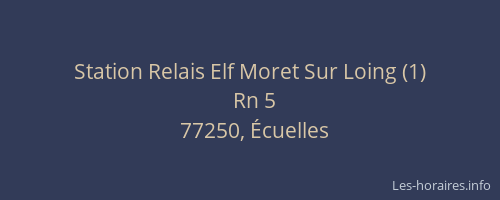 Station Relais Elf Moret Sur Loing (1)