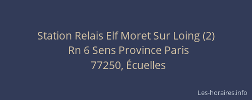 Station Relais Elf Moret Sur Loing (2)