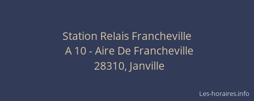 Station Relais Francheville