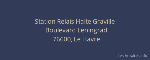 Station Relais Halte Graville