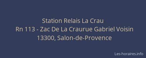 Station Relais La Crau