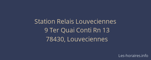 Station Relais Louveciennes