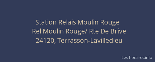 Station Relais Moulin Rouge