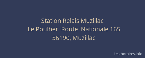 Station Relais Muzillac