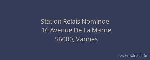 Station Relais Nominoe