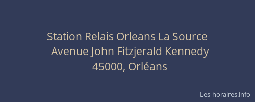 Station Relais Orleans La Source