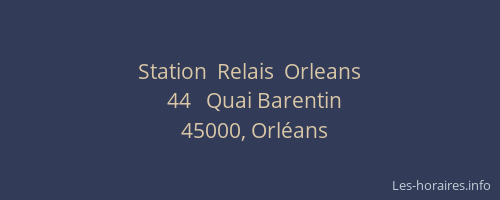 Station  Relais  Orleans