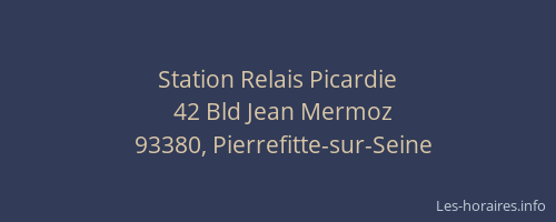 Station Relais Picardie