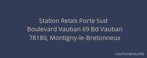 Station Relais Porte Sud