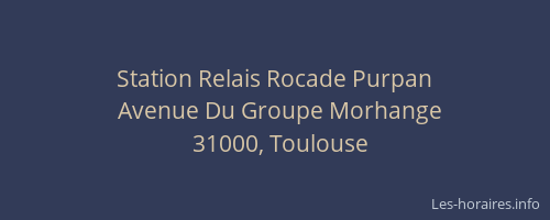 Station Relais Rocade Purpan