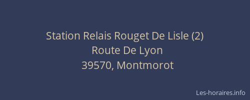 Station Relais Rouget De Lisle (2)