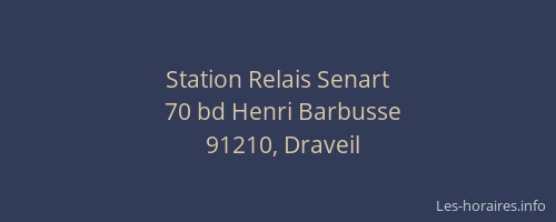 Station Relais Senart
