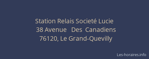 Station Relais Societé Lucie