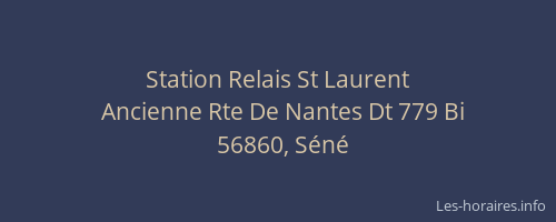 Station Relais St Laurent
