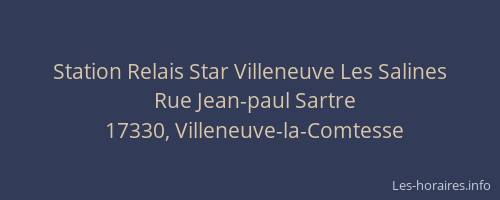 Station Relais Star Villeneuve Les Salines