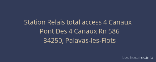 Station Relais total access 4 Canaux