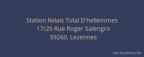 Station Relais Total D'hellemmes
