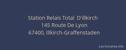 Station Relais Total  D'illkirch