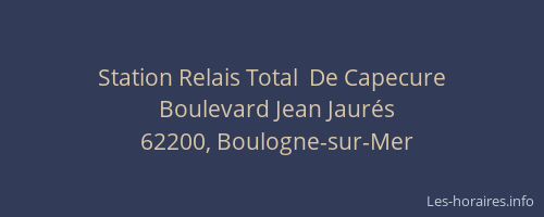 Station Relais Total  De Capecure