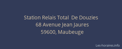 Station Relais Total  De Douzies