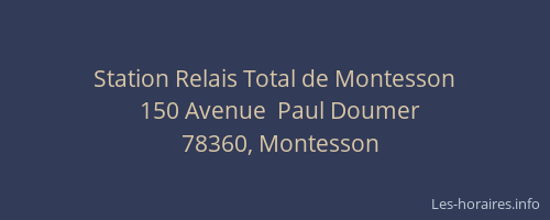 Station Relais Total de Montesson