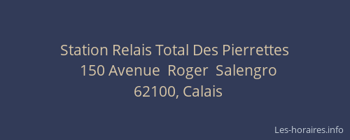 Station Relais Total Des Pierrettes