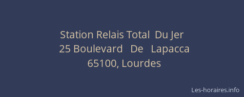 Station Relais Total  Du Jer