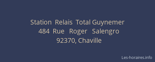 Station  Relais  Total Guynemer