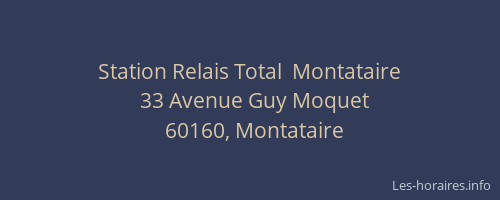 Station Relais Total  Montataire