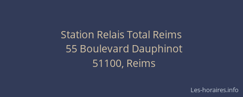 Station Relais Total Reims