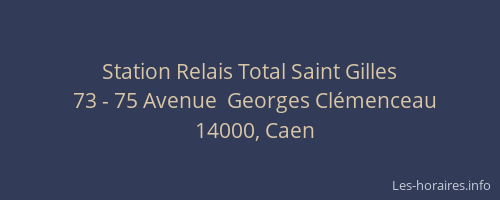 Station Relais Total Saint Gilles