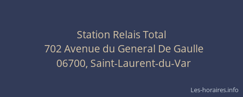 Station Relais Total