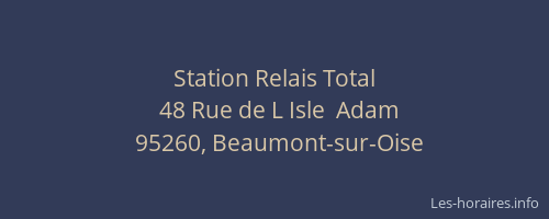 Station Relais Total