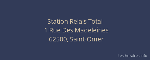 Station Relais Total