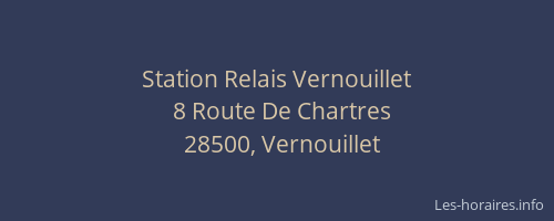 Station Relais Vernouillet