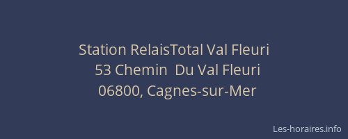 Station RelaisTotal Val Fleuri