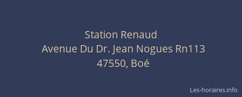 Station Renaud