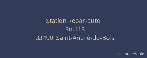Station Repar-auto
