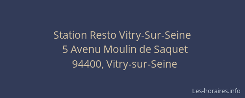 Station Resto Vitry-Sur-Seine