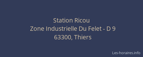 Station Ricou