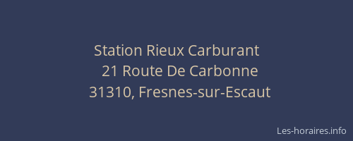 Station Rieux Carburant