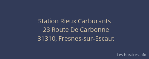 Station Rieux Carburants