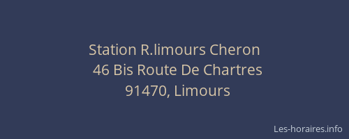 Station R.limours Cheron