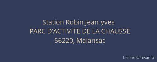 Station Robin Jean-yves