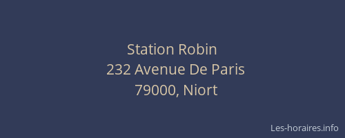 Station Robin