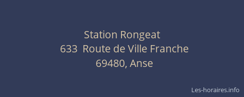 Station Rongeat