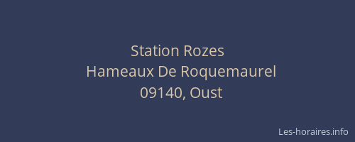 Station Rozes