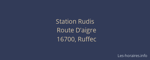 Station Rudis