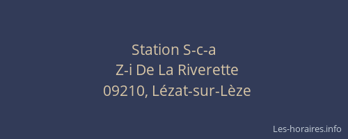 Station S-c-a