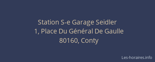 Station S-e Garage Seidler